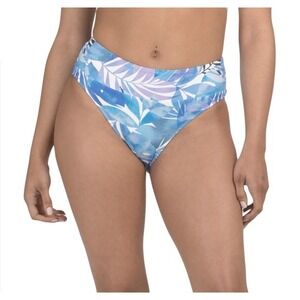 Tommy Bahama Palm Modern Palma High Waist Swim Bottoms Mare Navy Size L